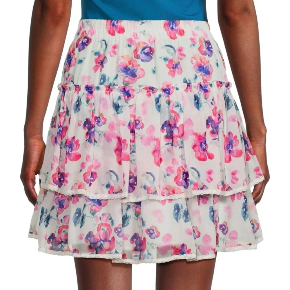 Allison New York Floral Skirt